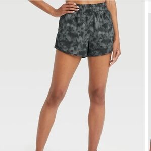Running shorts in color dark gray wash
